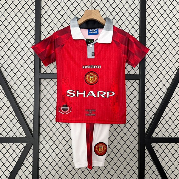 Maglia Manchester United Home Bambino Retro 1996 1997